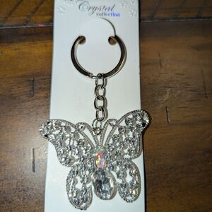 Silver Butterfly Key Holder